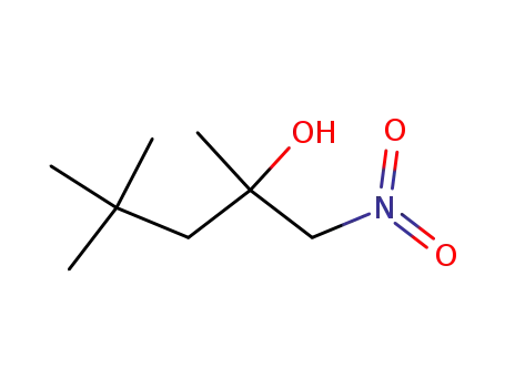 Molecular Structure of 35223-67-7 (2-Pentanol, 2,4,4-trimethyl-1-nitro-)