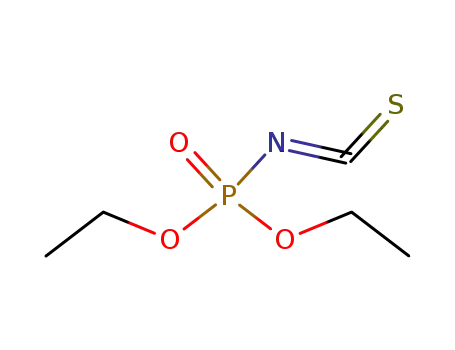 Molecular Structure of 6374-26-1 (Diethyl phosphor(isothiocyanatidate))