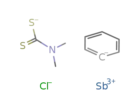 phenylantimony chloride dimethyldithiocarbamate