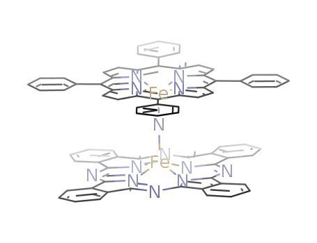(μ-nitrido){((tetraphenylporphyrinato)iron)(phthalocyaninato)iron}