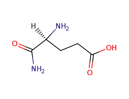Molecular Structure of 636-65-7 (L-ISOGLUTAMINE)
