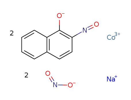 sodium dinitrobis(1,2-naphthoquinone-1-oximato)cobaltate(III)