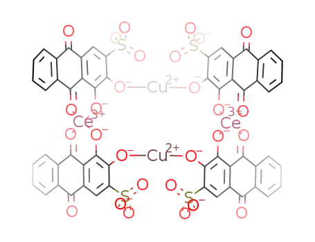 Cu2Ce2(C14H5O4SO3)4(2-)