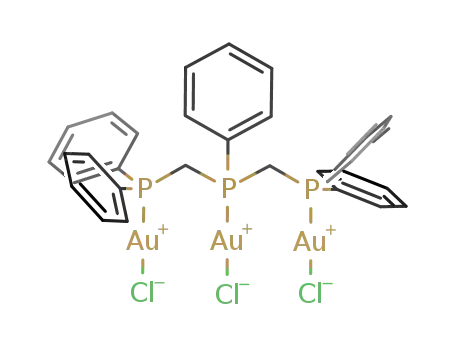 [(μ-bis(diphenylphosphinomethyl)phenylphosphine)(AuCl)3 ]