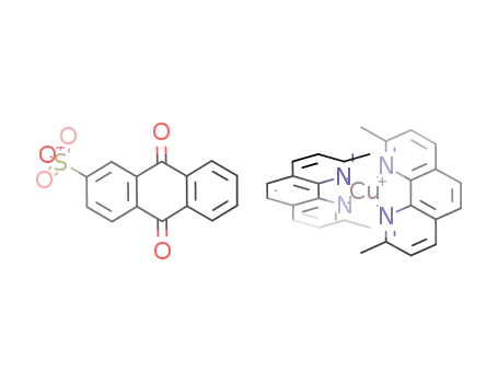 bis(2,9-dimethyl-1,10-phenanthroline)copper(I) 9,10-anthraquinone-2-sulfonate