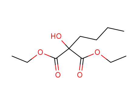 Molecular Structure of 58567-07-0 (Propanedioic acid, butylhydroxy-, diethyl ester)