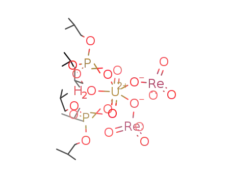 [UO2(ReO4)2(H2O)(tri-iso-butylphosphate)2]