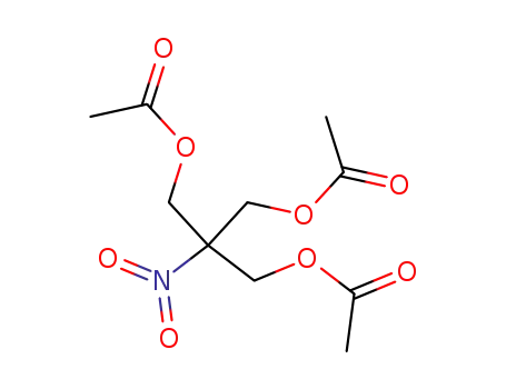 Molecular Structure of 7344-23-2 (3-(acetyloxy)-2-[(acetyloxy)methyl]-2-nitropropyl acetate)