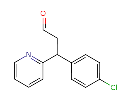 3-(p-chlorophenyl)-3-(2-pyridyl)propanal