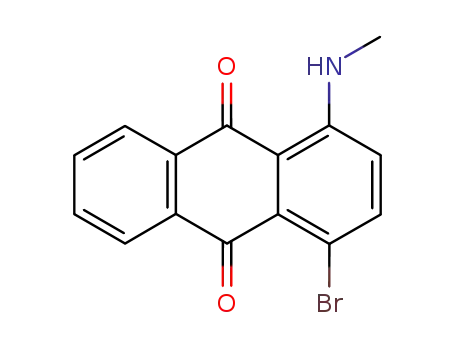 Molecular Structure of 128-93-8 (1-Methylamino-4-bromo anthraquinone)