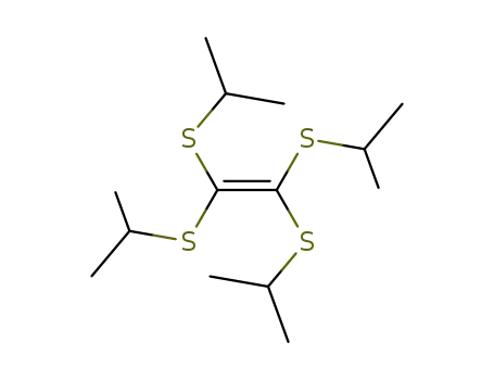 Molecular Structure of 39137-72-9 (Propane, 2,2',2'',2'''-[1,2-ethenediylidenetetrakis(thio)]tetrakis-)