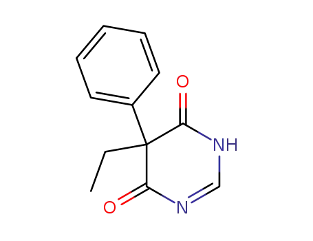 Molecular Structure of 694447-38-6 (4,6(1H,5H)-Pyrimidinedione,5-ethyl-5-phenyl-(5CI))