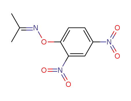 Molecular Structure of 13181-10-7 (N-(2,4-dinitrophenoxy)propan-2-imine)