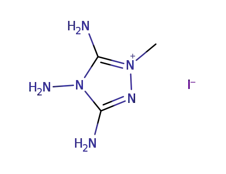 1-methyl-3,4,5-triamino-1,2,4-triazolium iodide