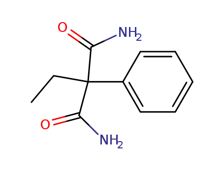 Molecular Structure of 7206-76-0 (2-Ethyl-2-phenylmalonamide)
