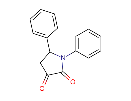 Molecular Structure of 960-53-2 (1,5-diphenylpyrrolidine-2,3-dione)