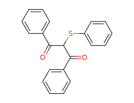Molecular Structure of 28195-12-2 (1,3-Propanedione, 1,3-diphenyl-2-(phenylthio)-)
