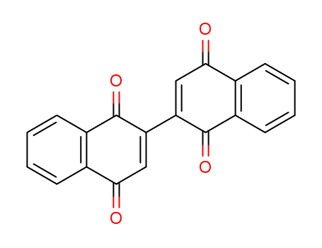 Molecular Structure of 3408-13-7 ([2,2'-Binaphthalene]-1,1',4,4'-tetrone)
