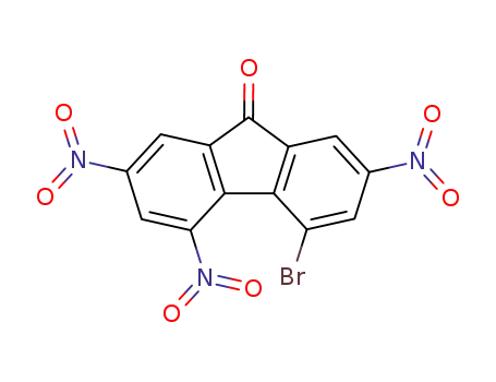 Molecular Structure of 903-53-7 (4-bromo-2,5,7-trinitro-9H-fluoren-9-one)