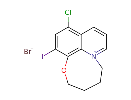 3-chloro-1-iodo-7,8,9,10-tetrahydro-11-oxa-6a-azoniacycloocta[de]naphthalene bromide