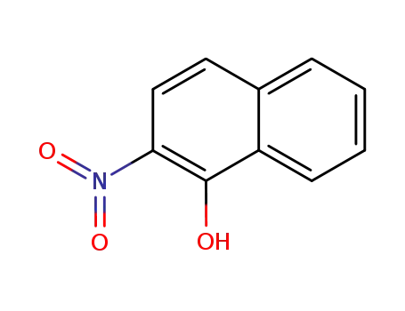 Molecular Structure of 607-24-9 (2-Nitro-1-naphthol)