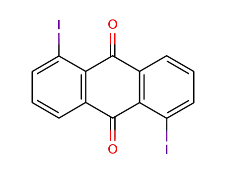 Molecular Structure of 3311-73-7 (1,5-DIIODO-9,10-ANTHRACENEDIONE)