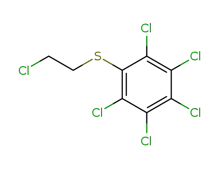 Molecular Structure of 55882-17-2 (Benzene, pentachloro[(2-chloroethyl)thio]-)