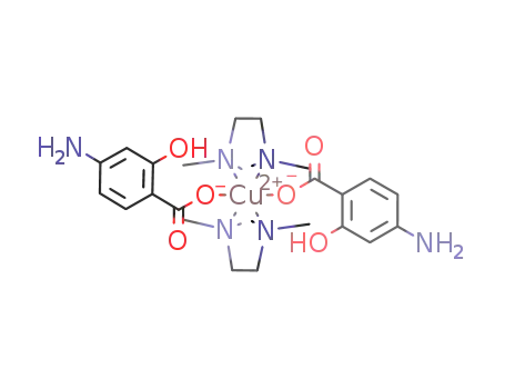 [Cu(p-aminosalicylato)2(N,N,N',N'-tetramethylethylenediamine)2]