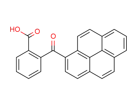 Molecular Structure of 58926-23-1 (Benzoic acid, 2-(1-pyrenylcarbonyl)-)