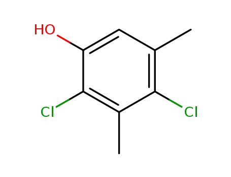 Molecular Structure of 133-53-9 (2,4-Dichloro-3,5-dimethylphenol)