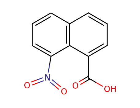 Molecular Structure of 2216-13-9 (8-NITRO-NAPHTHALENE-1-CARBOXYLIC ACID)