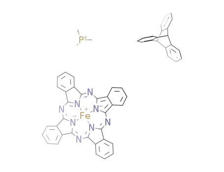 (tetramethylphosphonium)∙{[Fe(I)Pc(-2)](1-)}∙triptycene
