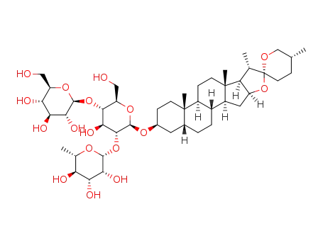 (25R)-5β-spirostan-3β-yl-O-β-D-glucopyranosyl-(1→4)-O-[α-L-rhamnopyranosyl-(1→2)]-β-D-glucopyranoside