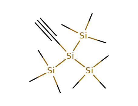Molecular Structure of 73022-81-8 (Trisilane, 2-ethynyl-1,1,1,3,3,3-hexamethyl-2-(trimethylsilyl)-)
