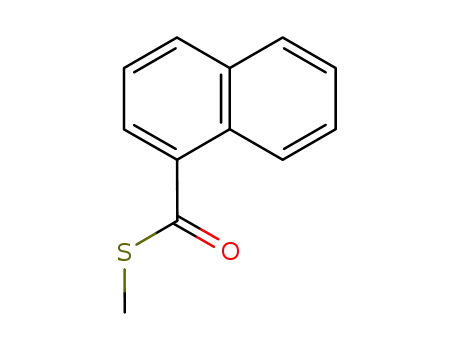 Molecular Structure of 4906-34-7 (1-Naphthalenecarbothioic acid, S-methyl ester)
