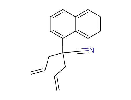2-allyl-2-(1-naphthyl)pent-4-enenitrile