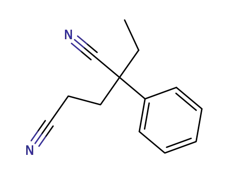 Molecular Structure of 74220-50-1 (2-ethyl-2-phenylglutaronitrile)