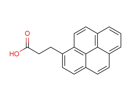 Molecular Structure of 61098-93-9 (1-Pyrenepropanoic acid)