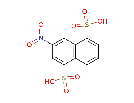 Molecular Structure of 117-86-2 (3-nitronaphthalene-1,5-disulphonic acid)