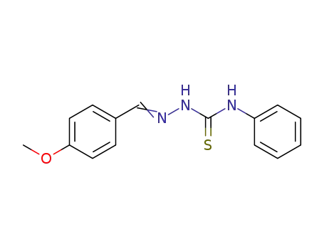 Hydrazinecarbothioamide,2-[(4-methoxyphenyl)methylene]-N-phenyl- cas  74959-64-1