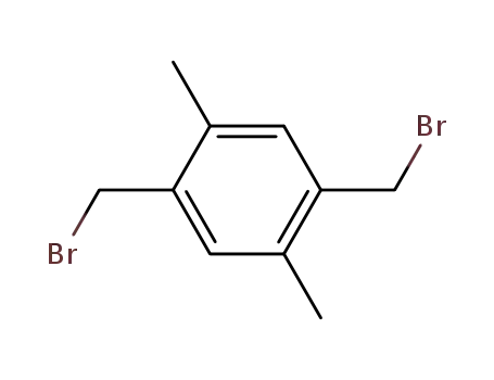 Molecular Structure of 35168-62-8 (1,4-BIS(BROMOMETHYL)-2,5-DIMETHYLBENZENE)