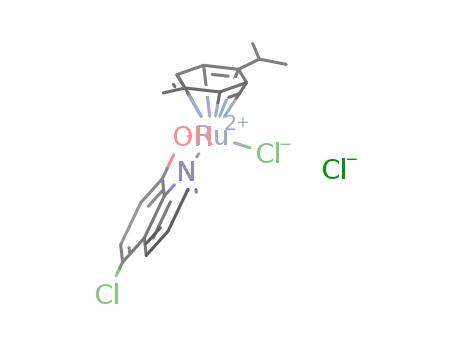 [(η6-pcymene)RuCl(κ2-O,N-5-chloro-(8-hydroxyquinoline))]·Cl