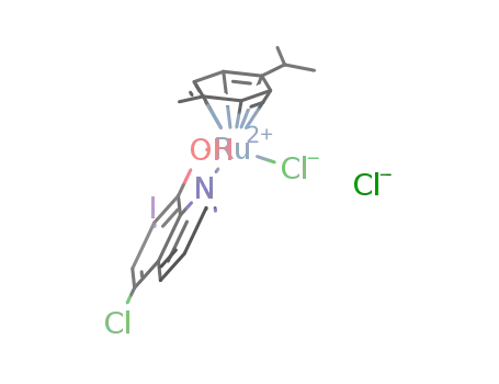 C19H19Cl2INORu(1+)*Cl(1-)