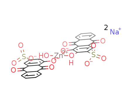 C28H12O14S2Zn(2-)*2Na(1+)