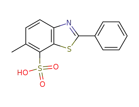 6-methyl-2-phenyl-benzothiazole-7-sulfonic acid