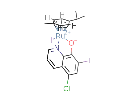 iodido(5-chloro-7-iodo-8-quinolinolato-κN1,κO8)(η6-p-cymene)ruthenium(II)