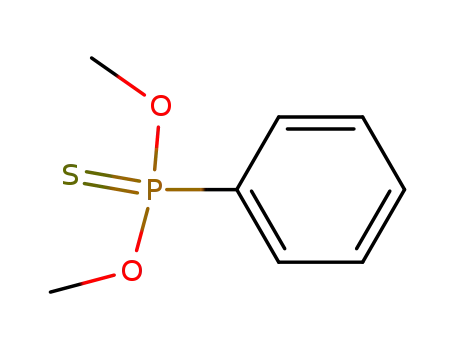 Molecular Structure of 6840-11-5 (PHENYL-PHOSPHONOTHIOIC ACID DIMETHYL ESTER)