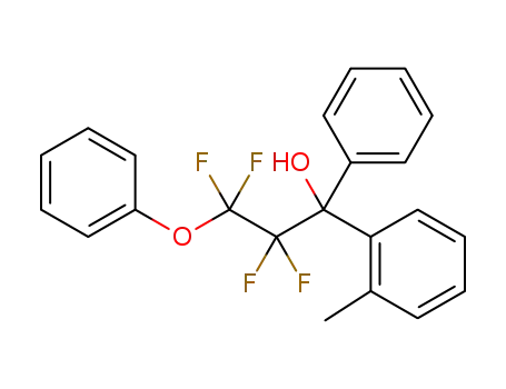 1-(2-methylphenyl)-1-phenyl-2,2,3,3-tetrafluoro-3-phenoxypropan-1-ol