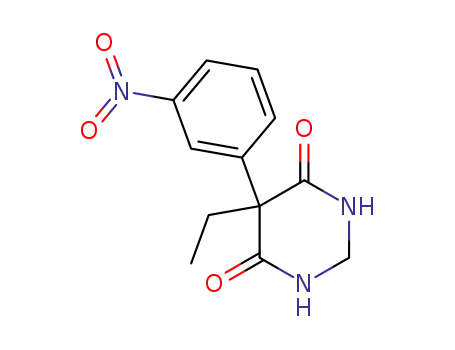 5-ethyl-5-(3-nitro-phenyl)-dihydro-pyrimidine-4,6-dione