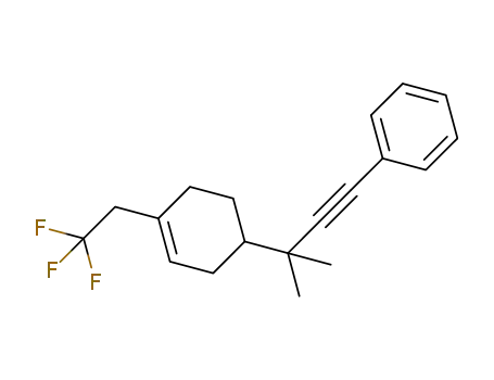 (3-methyl-3-(4-(2,2,2-trifluoroethyl)cyclohex-3-en-1-yl)but-1-yn-1-yl)benzene